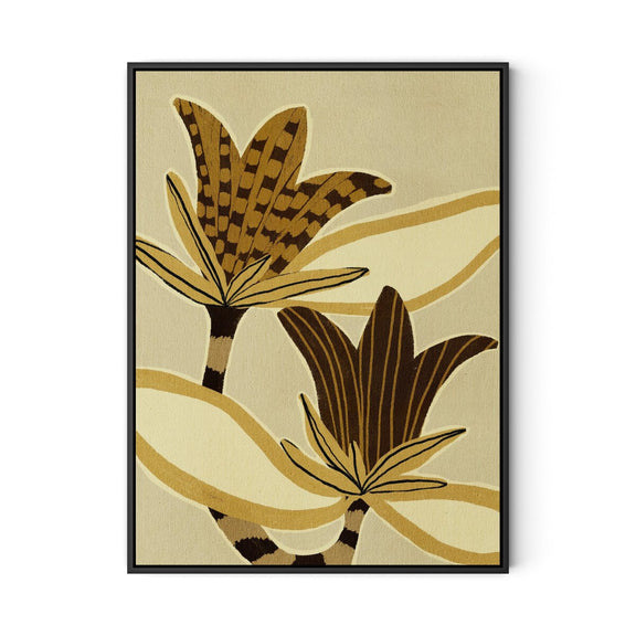 Delicate Bloom 12 by Shatha Al Dafai - Black Maple