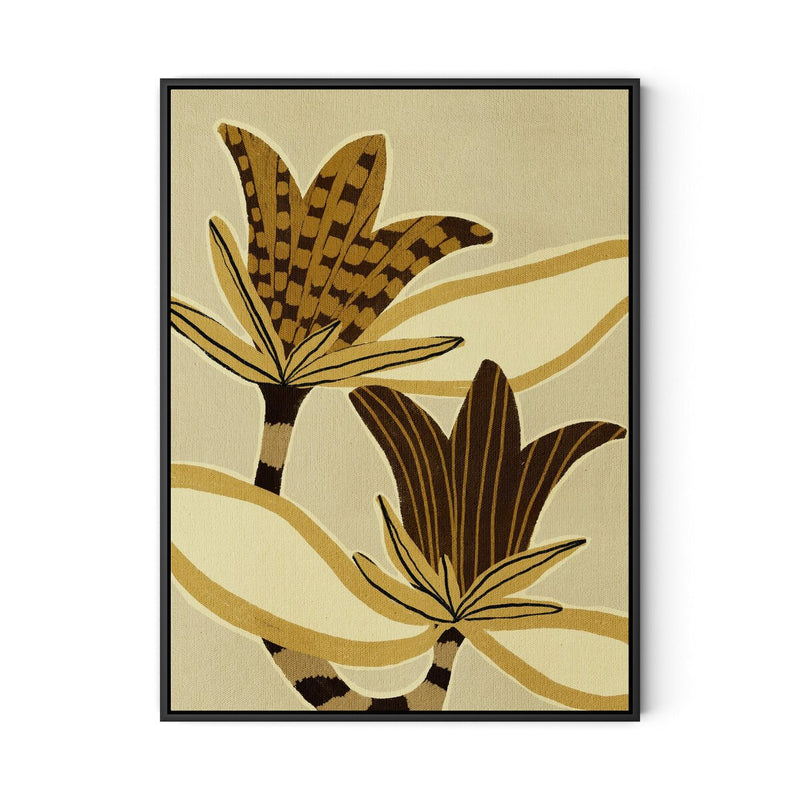 Delicate Bloom 12 by Shatha Al Dafai - Black Maple