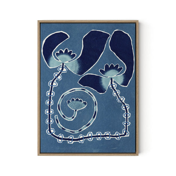 Delicate Bloom 13 by Shatha Al Dafai - White Oak