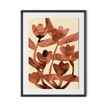 Blended Flowers 2 by Shatha Al Dafai - Brimfield Black