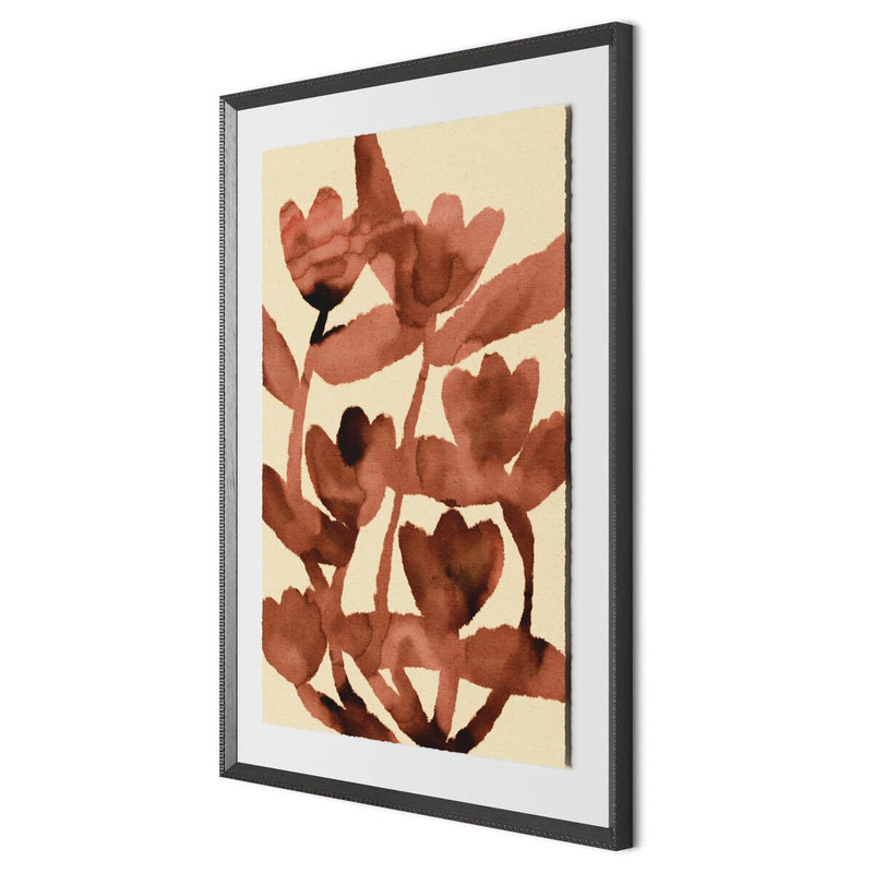 Blended Flowers 2 by Shatha Al Dafai - Brimfield Black