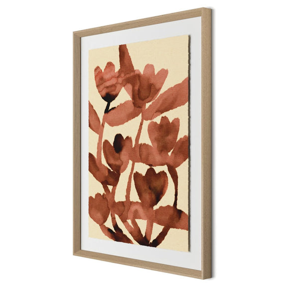 Blended Flowers 2 by Shatha Al Dafai - White Oak