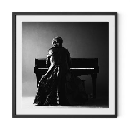 Portrait Of Elton John by Getty Images - Black Maple