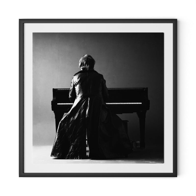 Portrait Of Elton John by Getty Images - Black Maple