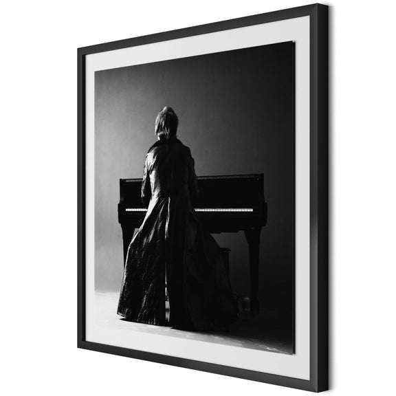 Portrait Of Elton John by Getty Images - Black Maple