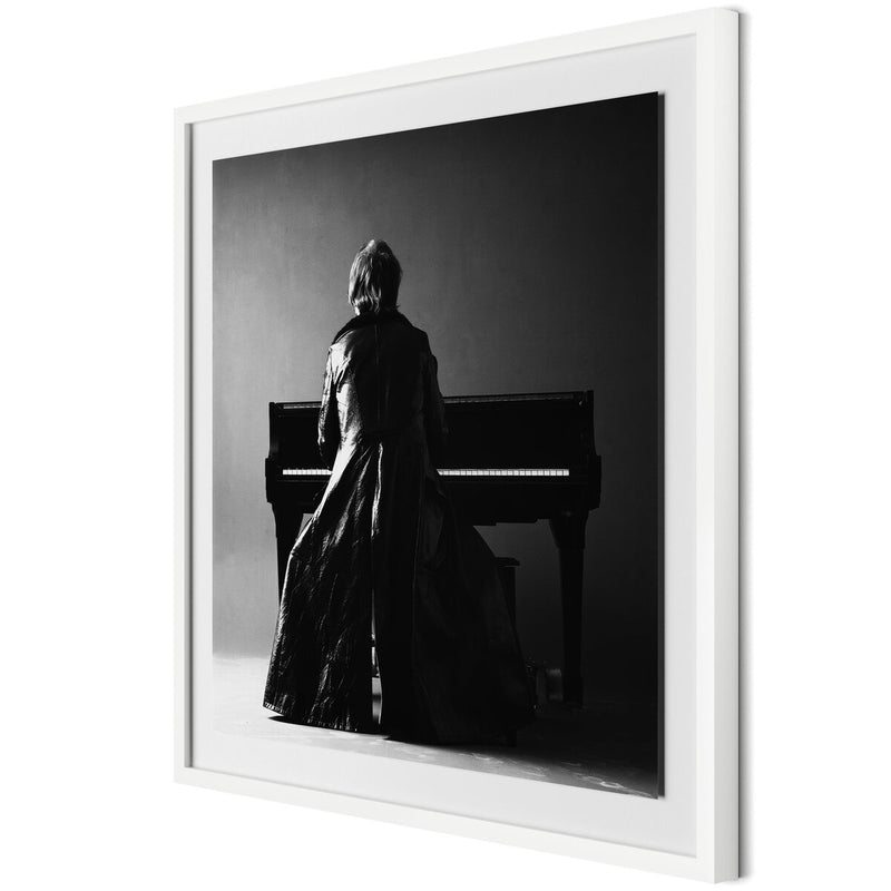 Portrait Of Elton John by Getty Images - White Maple