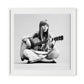 Portrait Of Joni Mitchell by Getty Images - White Maple
