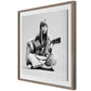 Portrait Of Joni Mitchell by Getty Images - Rustic Walnut