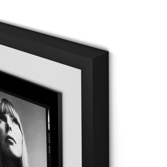 Joni Mitchell Contact Sheet by Getty Images - Black Maple