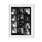 Joni Mitchell Contact Sheet by Getty Images - White Maple