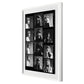 Joni Mitchell Contact Sheet by Getty Images - White Maple