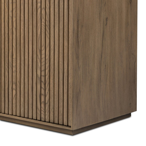 Leo Bookcase - Rustic Grey Veneer