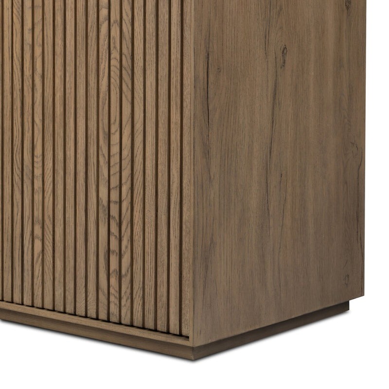 Leo Bookcase - Rustic Grey Veneer