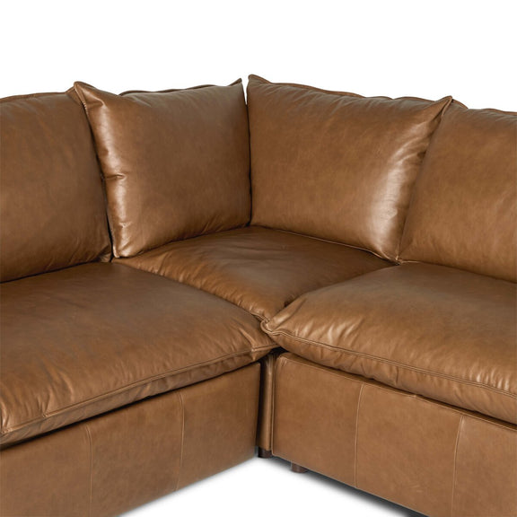Kosa Power Recliner 5-Piece Sectional - Sonoma Chestnut