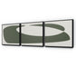 Organic Curves 2 Triptych by FH Art Studio - Black Maple