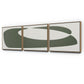 Organic Curves 2 Triptych by FH Art Studio - White Oak