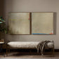 Lines Diptych by Lauren Fuhr - White Oak Floater