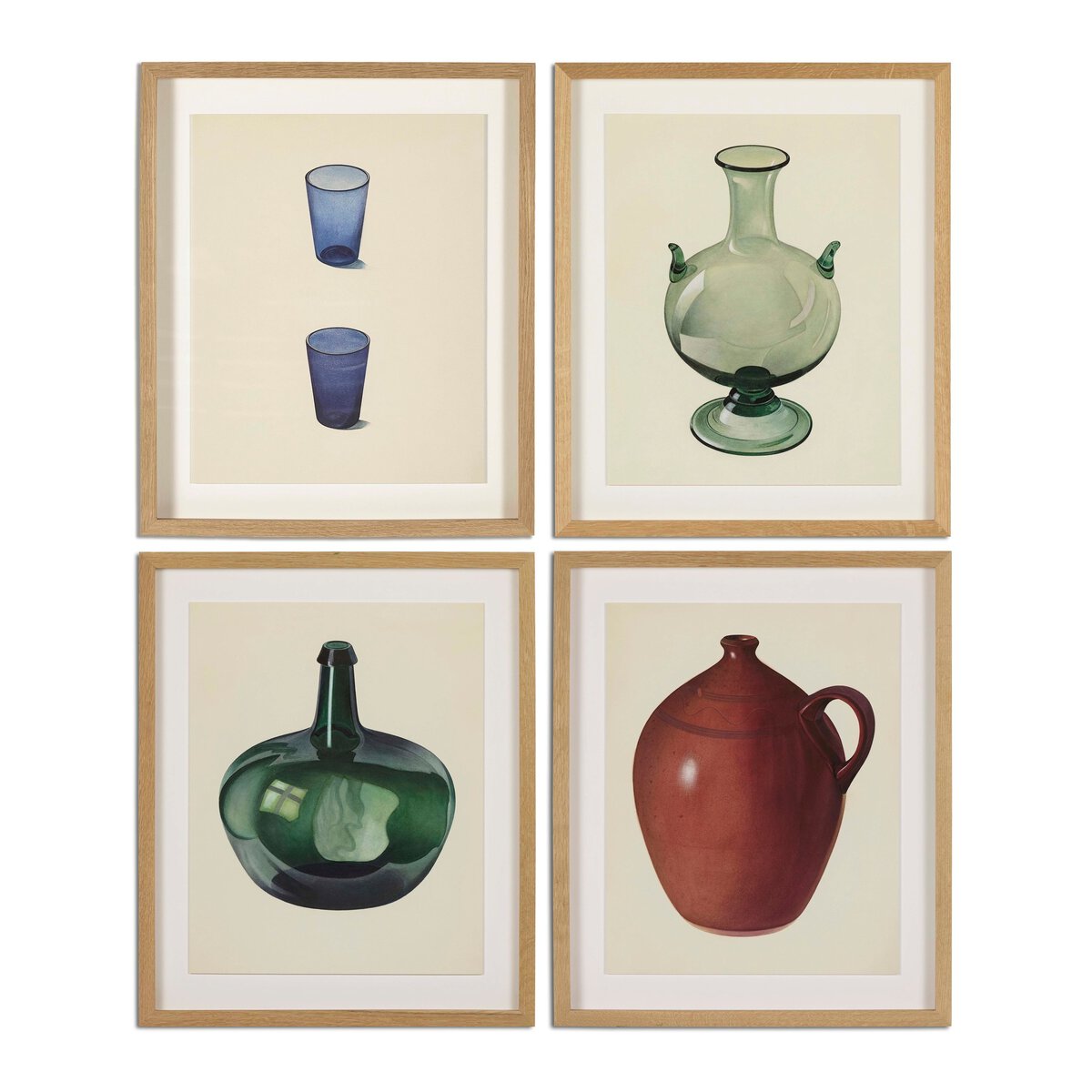 Vessels Set Of 4 by Edward White - White Oak