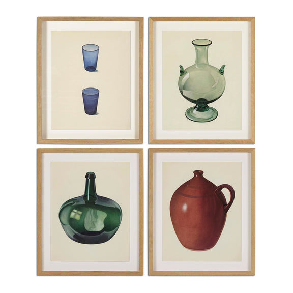 Vessels Set Of 4 by Edward White - White Oak