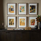 Continental Ephemera Set Of 6 by Kurt Schwitters - Rooftop Rustic Walnut