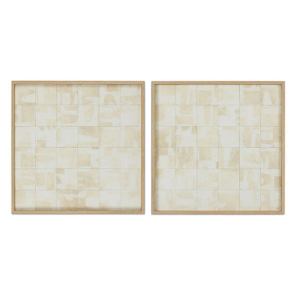 Ancestral Diptych II by Douglas Galloway - White Oak Floater
