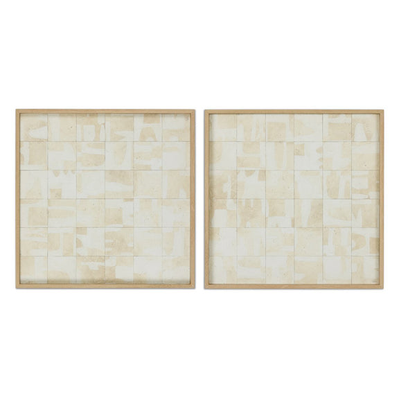 Ancestral Diptych II by Douglas Galloway - White Oak Floater