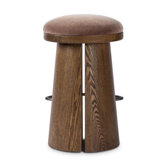 Bea Swivel Stool - Monte Mushroom