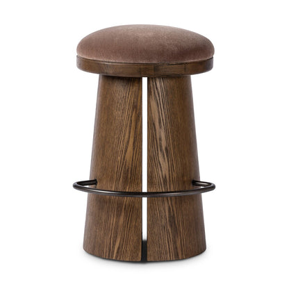 Bea Swivel Stool - Monte Mushroom