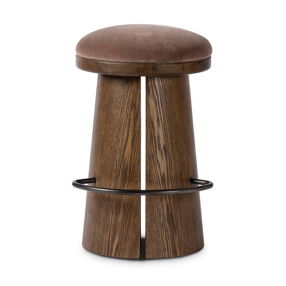 Bea Swivel Stool - Monte Mushroom