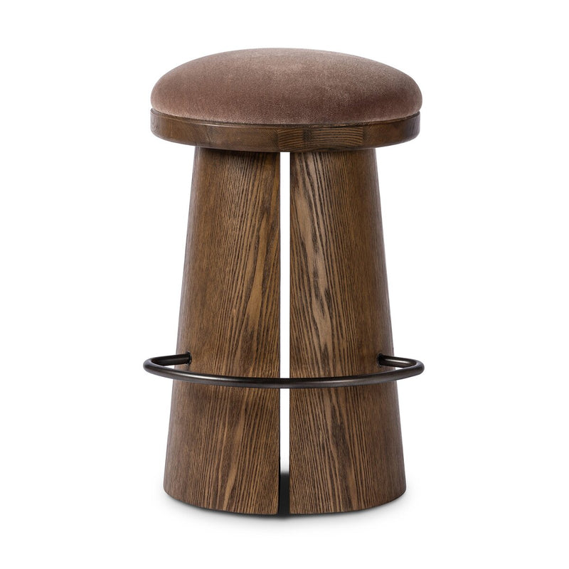 Bea Swivel Stool - Monte Mushroom