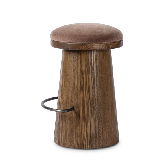Bea Swivel Stool - Monte Mushroom