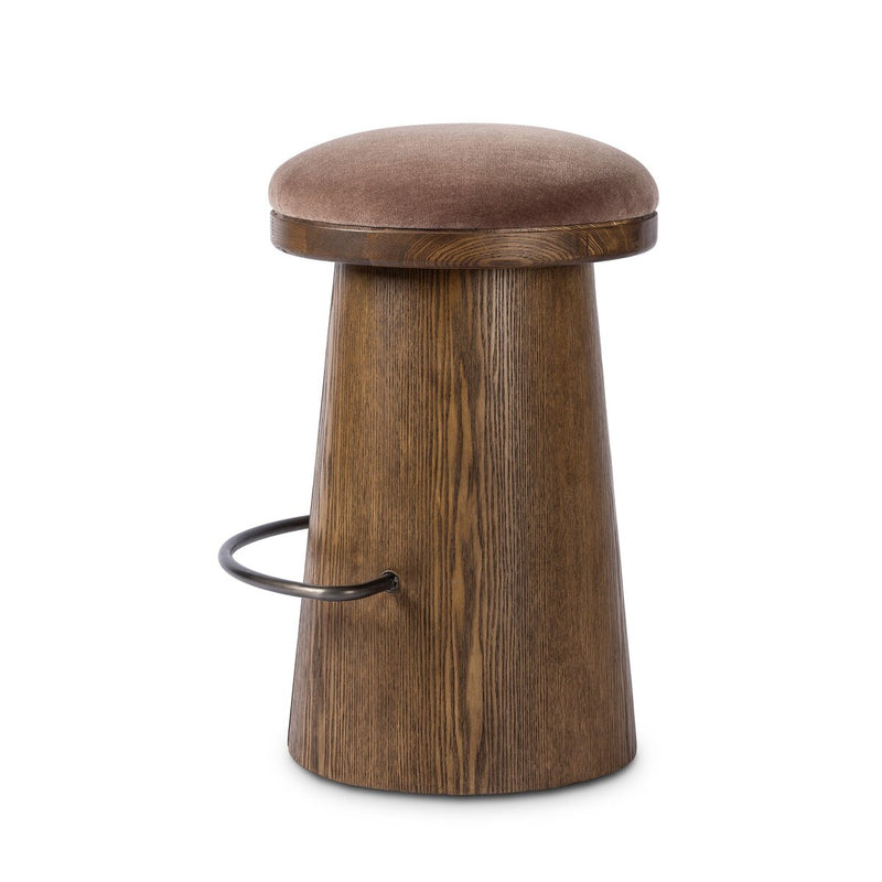 Bea Swivel Stool - Monte Mushroom