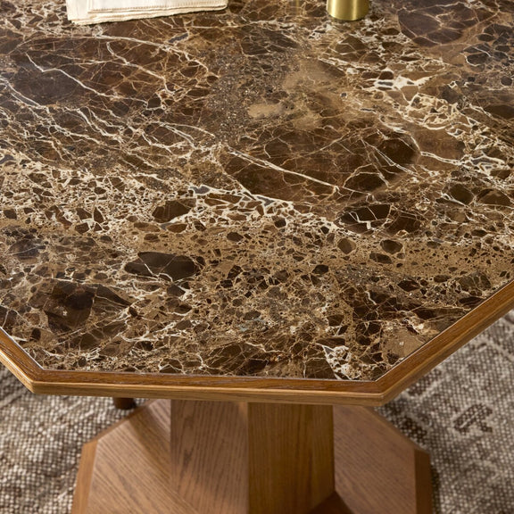 Calvo Bistro Table - Amber Oak Thin Veneer