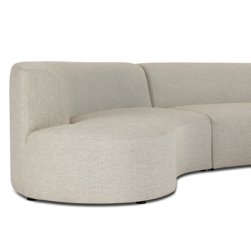 Opal Outdoor 3-Piece Sectional - Faye Sand