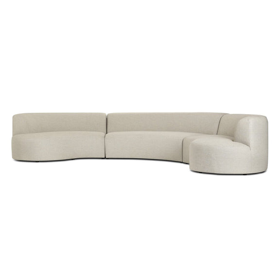 Opal Outdoor 3-Piece Sectional - Faye Sand