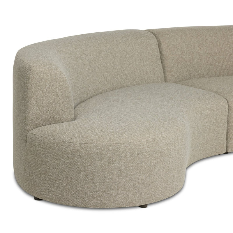Opal Outdoor 3-Piece Sectional - Hayes Smoke