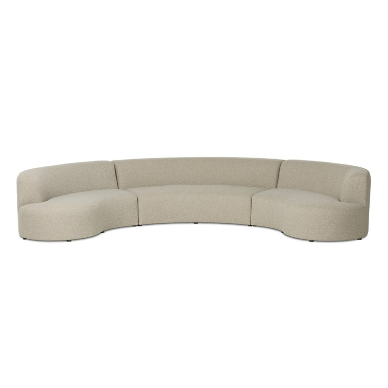 Opal Outdoor 3-Piece Sectional - Hayes Smoke