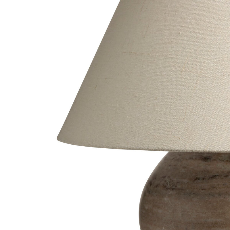 Tarlton Table Lamp - Antique White Marble