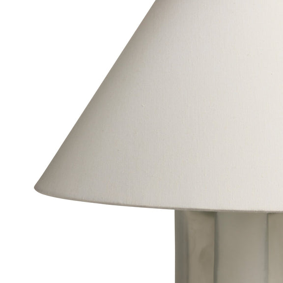 Aline Table Lamp - Marbled White Glass