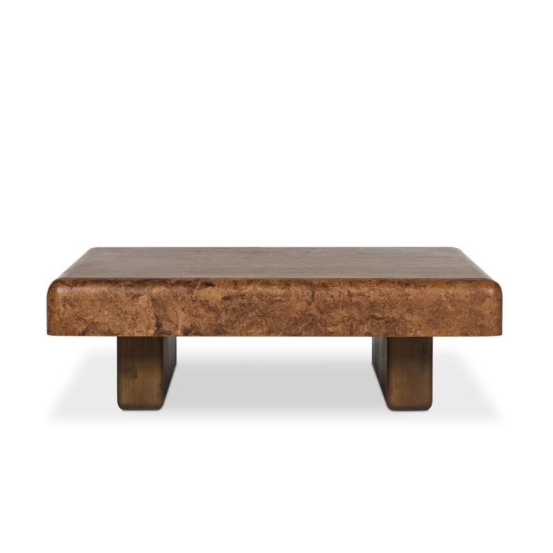 Palto Coffee Table - Dark Bark Paper