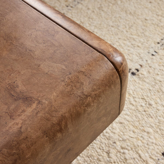 Palto Coffee Table - Dark Bark Paper
