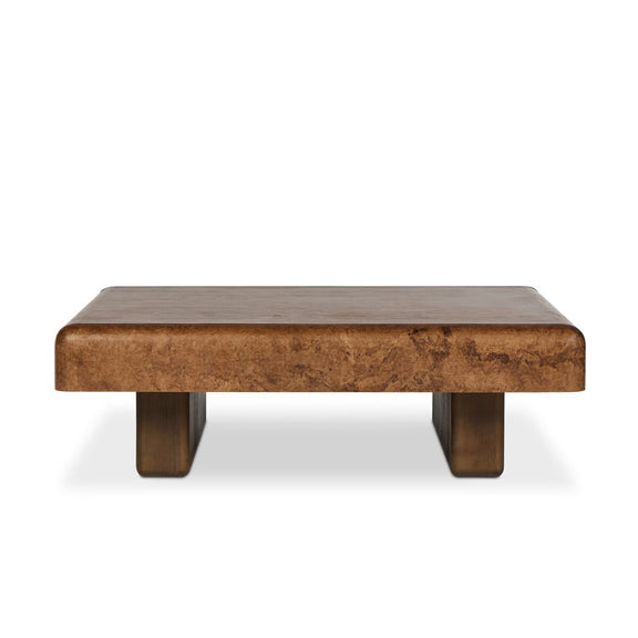 Palto Coffee Table - Dark Bark Paper
