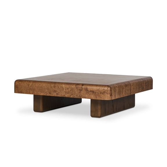 Palto Coffee Table - Dark Bark Paper
