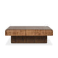 Palto Coffee Table - Dark Bark Paper