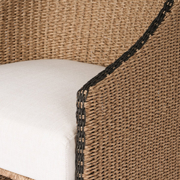 Lucia Outdoor Dining Chair - Vergo Cream