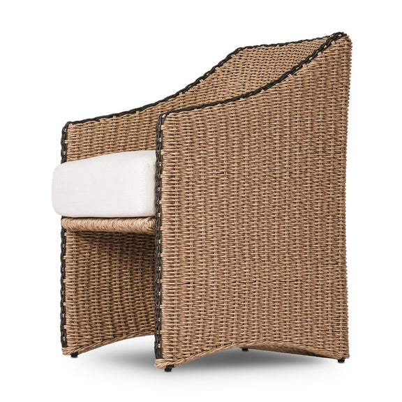 Lucia Outdoor Dining Chair - Vergo Cream