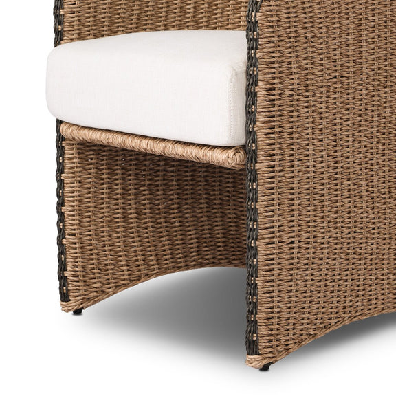 Lucia Outdoor Dining Chair - Vergo Cream