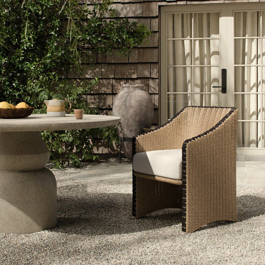 Lucia Outdoor Dining Chair - Vergo Cream