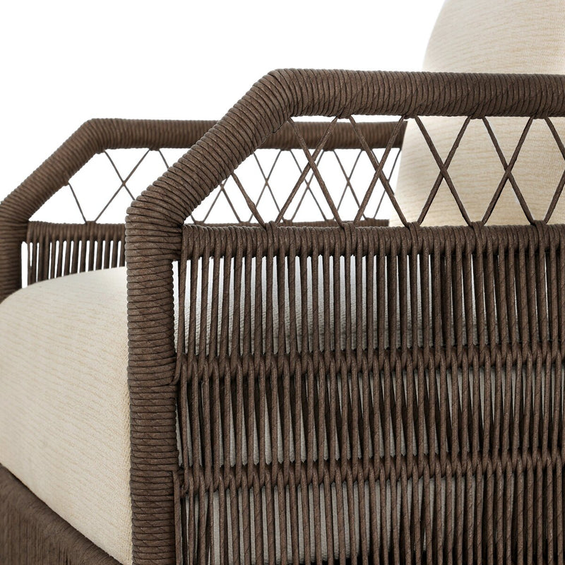 Salome Outdoor Swivel Chair - Barrie Natural