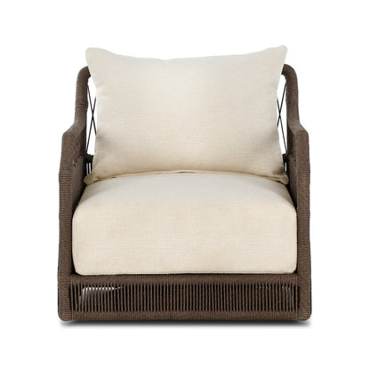 Salome Outdoor Swivel Chair - Barrie Natural